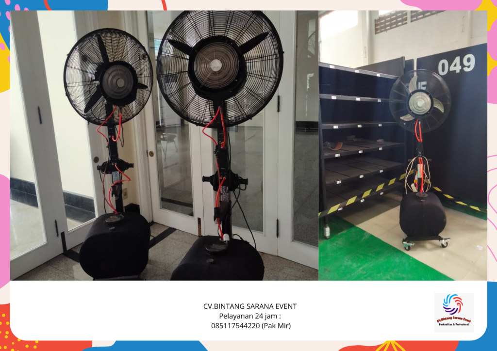 Sewa Misty Fan Kipas Blower Uap Air Area Jakarta