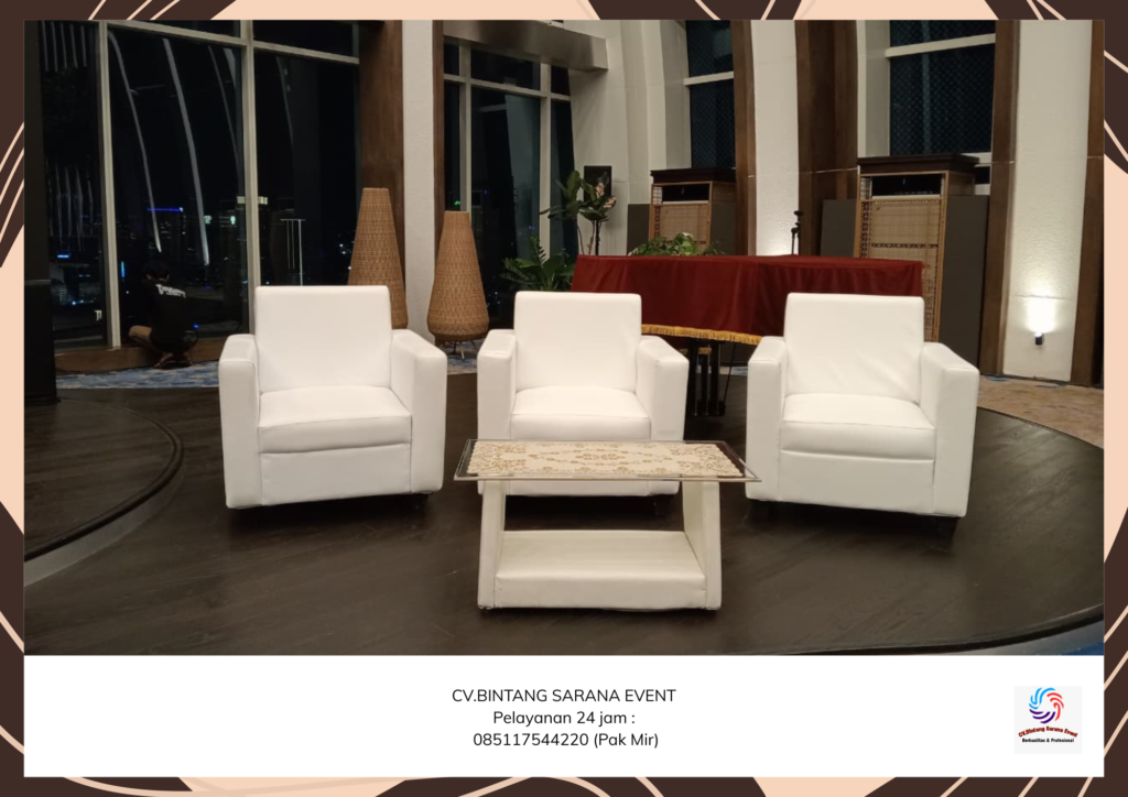 Sewa Sofa Kotak Hitam Dan Putih Area Cikarang