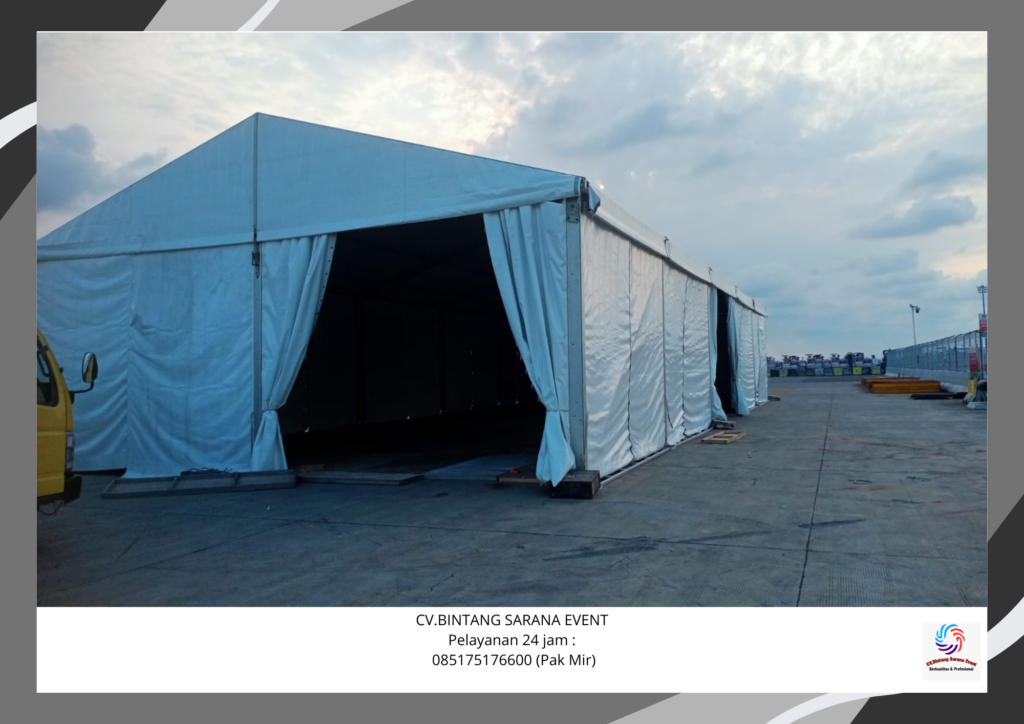 Sewa Tenda Roder Berkualitas Siap Pakai Area Cikarang