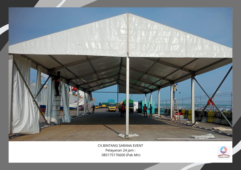 Sewa Tenda Roder Berkualitas Siap Pakai Area Cikarang