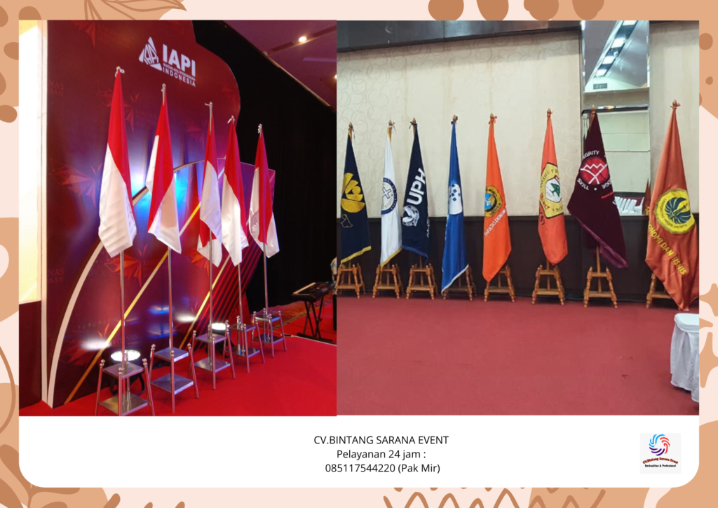 Sewa Tiang Bendera Stainles Dan Tiang Bendera VIP Kayu Jakarta
