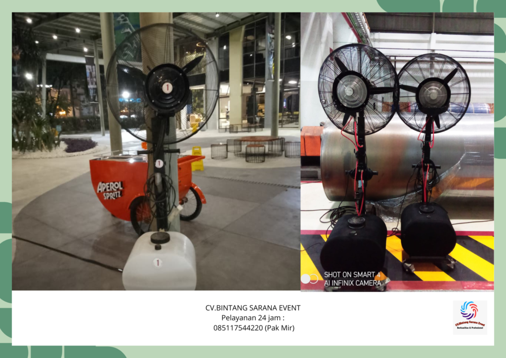 Jasa Sewa Air Cooler Dan Misty Fan Murah Jakarta