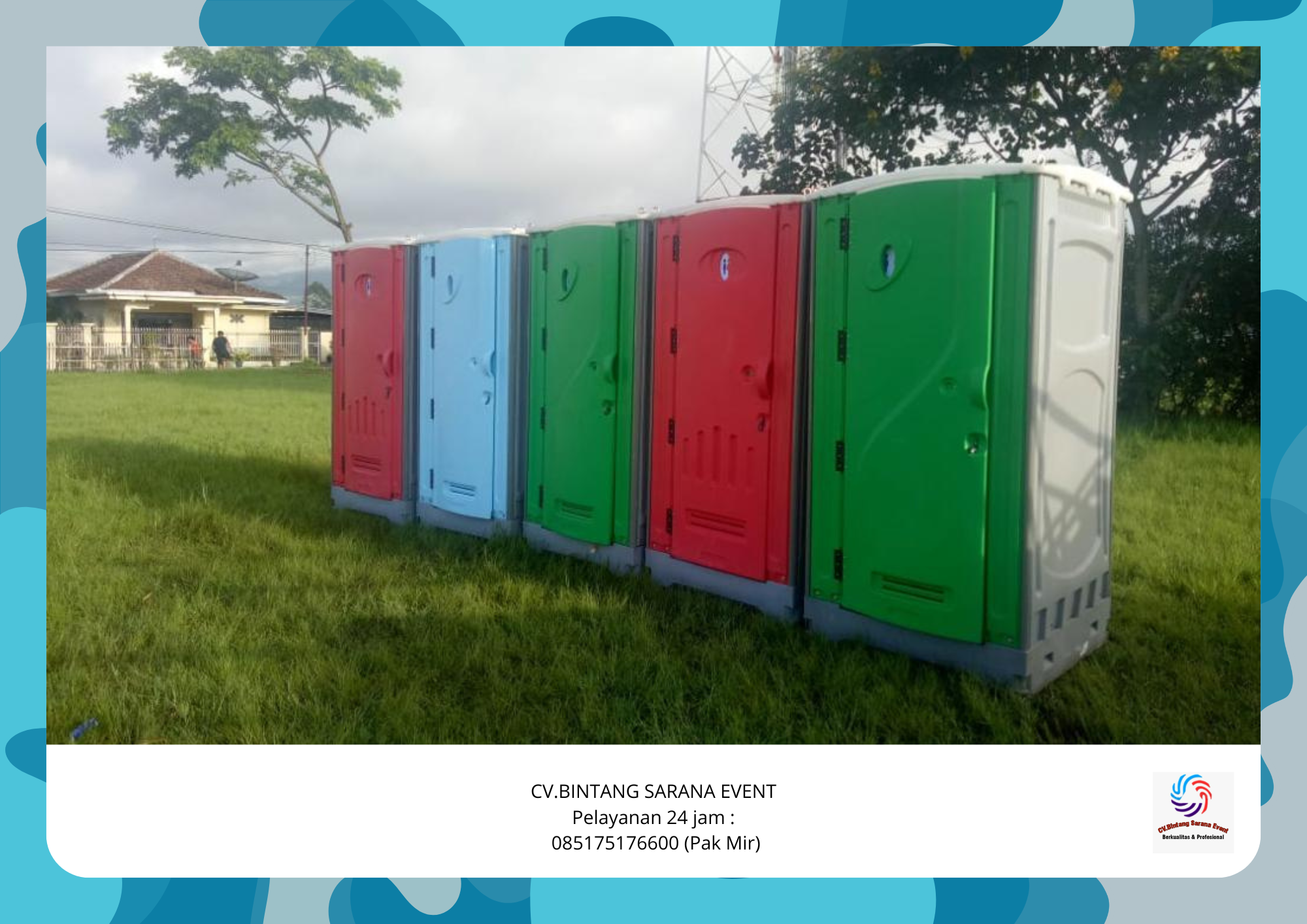 Rental Kursi Tiffany kayu Dan Toilet portable karawang