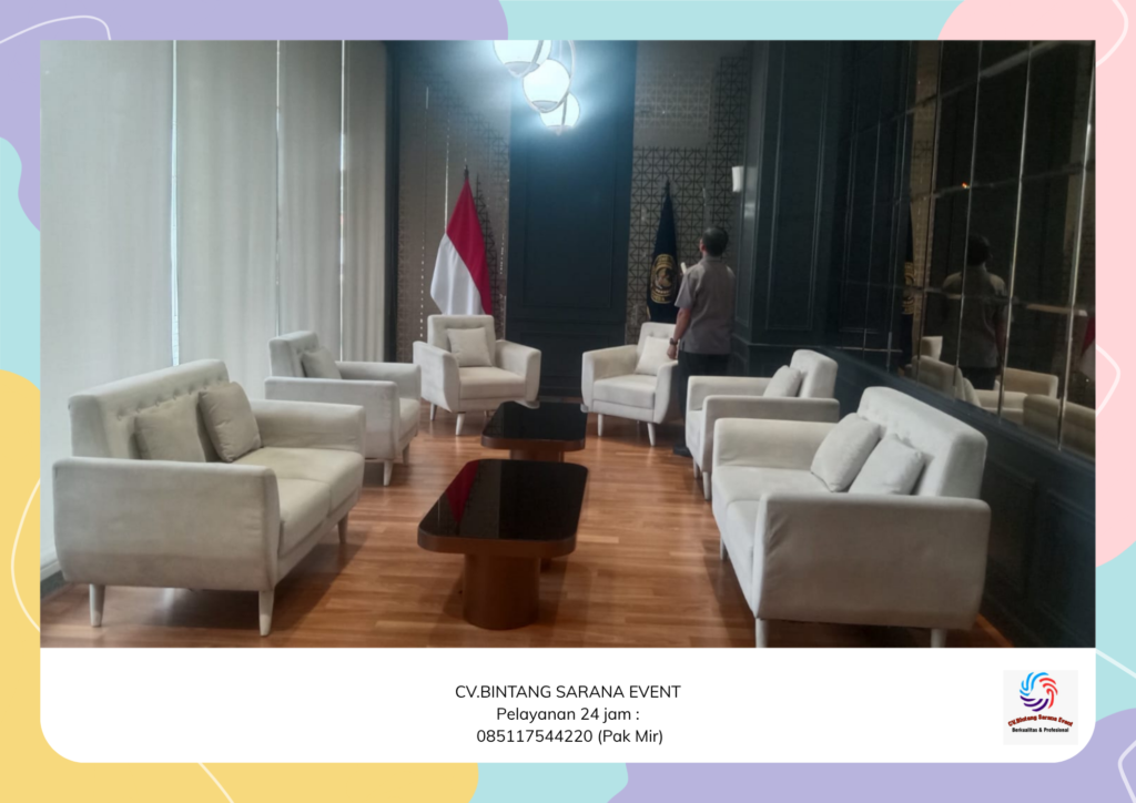 Rental Sofa Studio Kaki Kayu Area Jakarta