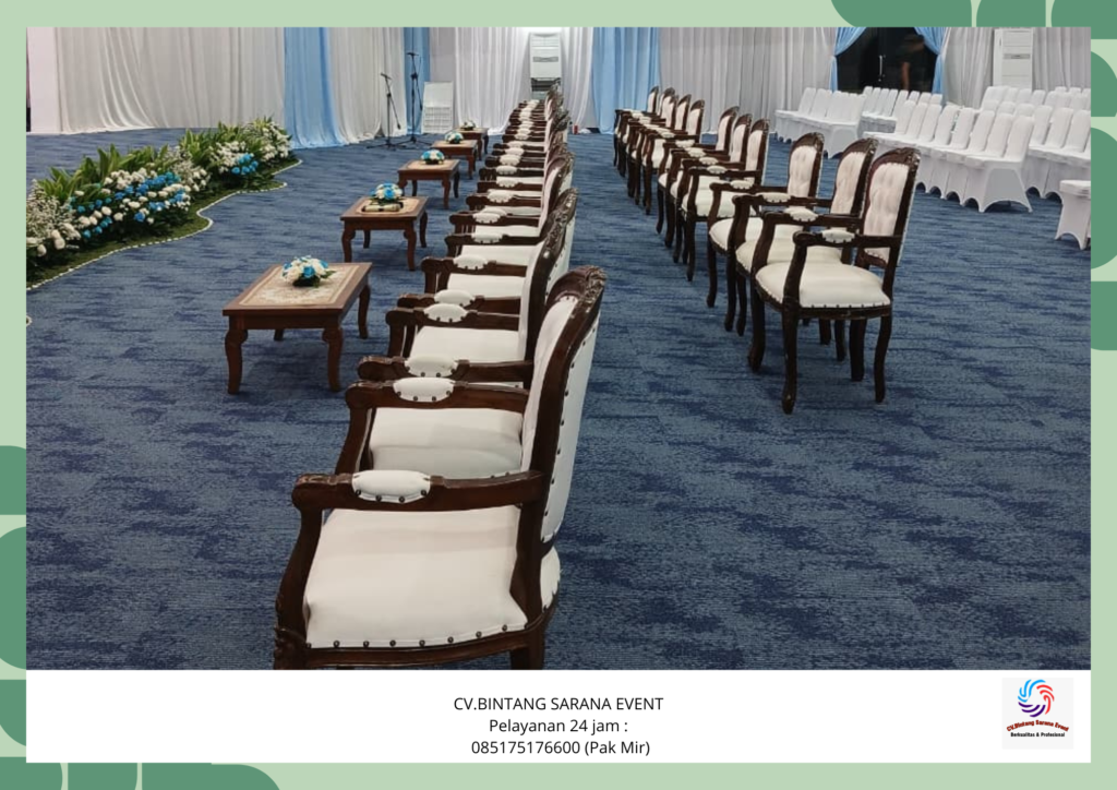 Sewa Kursi Armchair VIP Area Jakarta