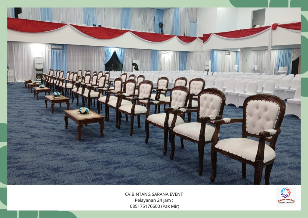 Sewa Kursi Armchair VIP Area Jakarta