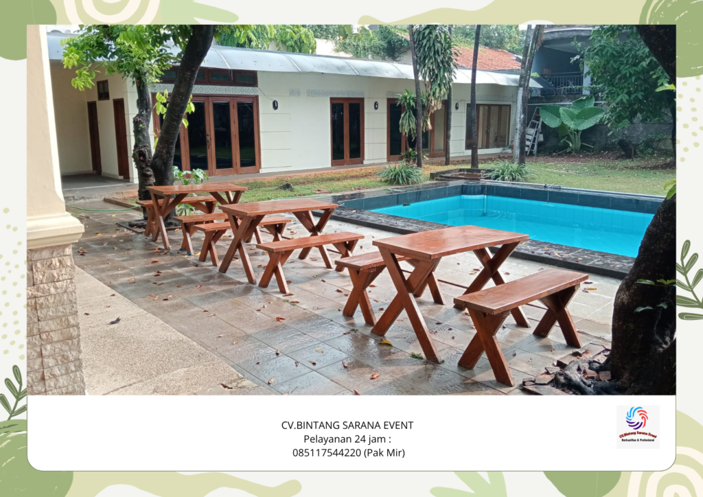Sewa Kursi Dan Meja Taman Kaki Silang Area Jakarta