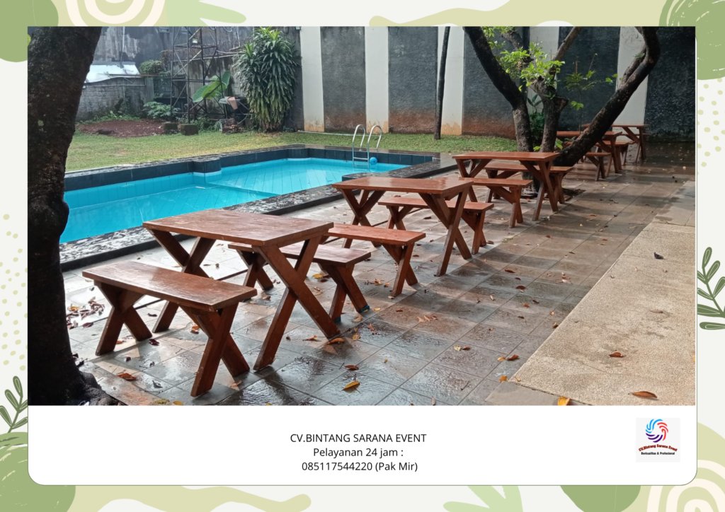 Sewa Kursi Dan Meja Taman Kaki Silang Area Jakarta