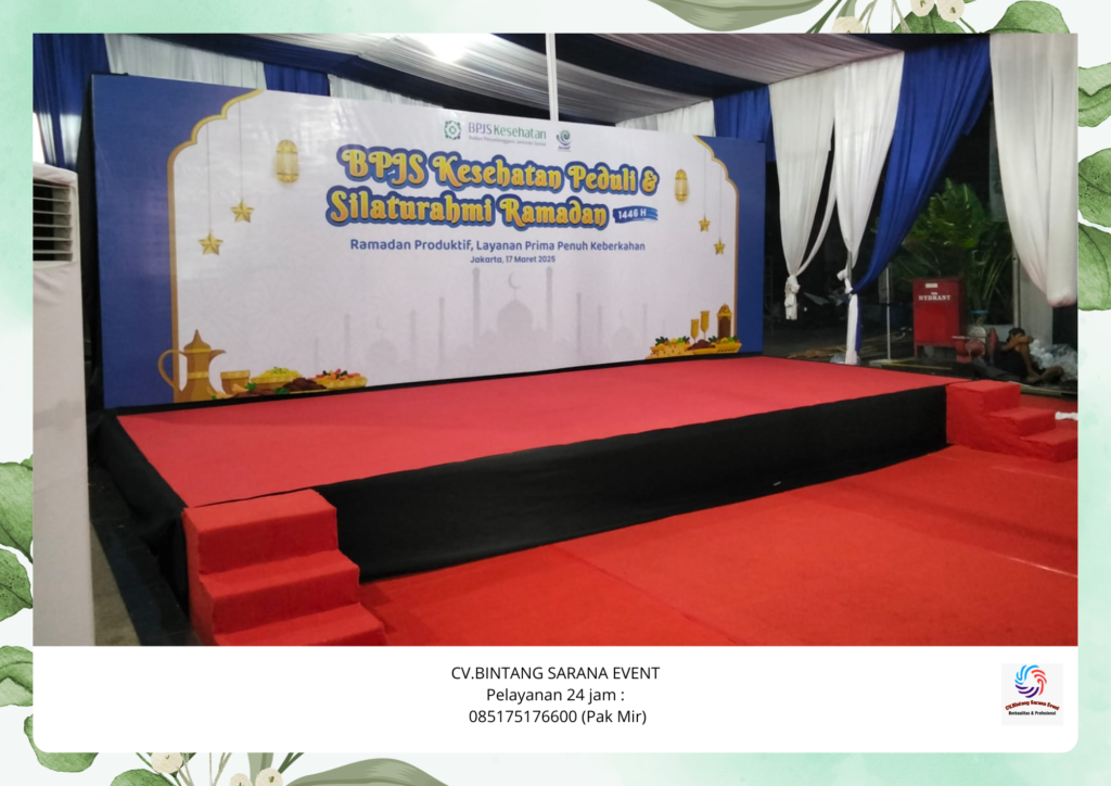Sewa Panggung Karpet Merah Dan Backdrop terdekat Area Cikarang