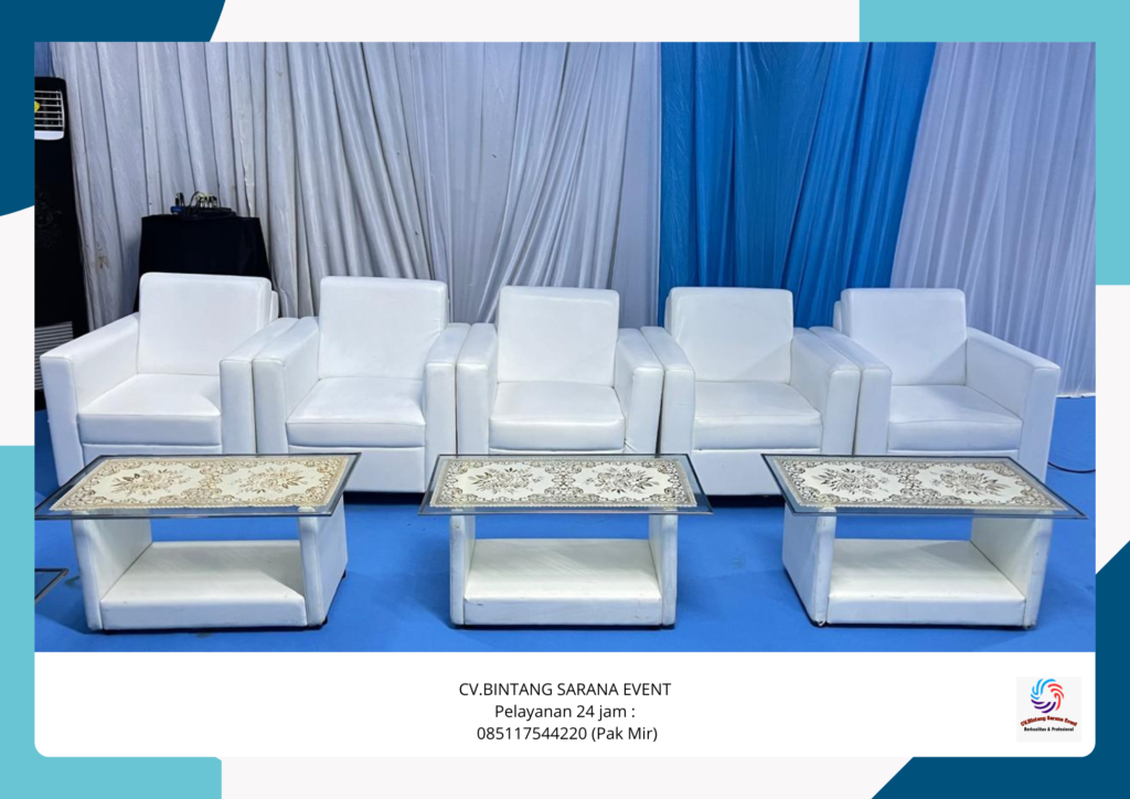Sewa Sofa Kotak Dan Meja Kaca Siap Kirim Area Jakarta