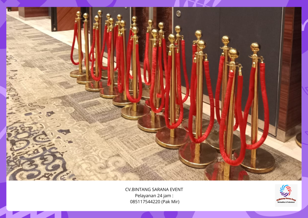 Sewa Tiang Antrian Untuk Event Area Jakarta