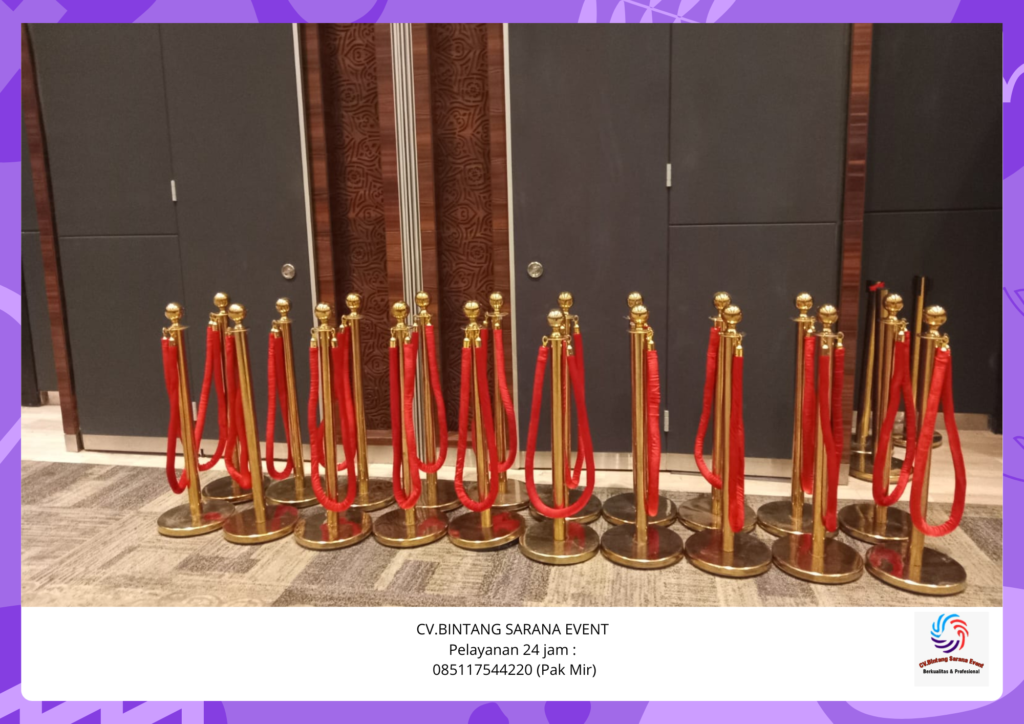 Sewa Tiang Antrian Untuk Event Area Jakarta