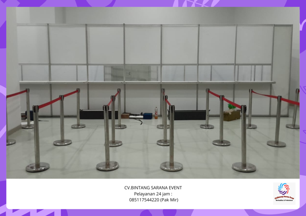 Sewa Tiang Antrian Untuk Event Area Jakarta