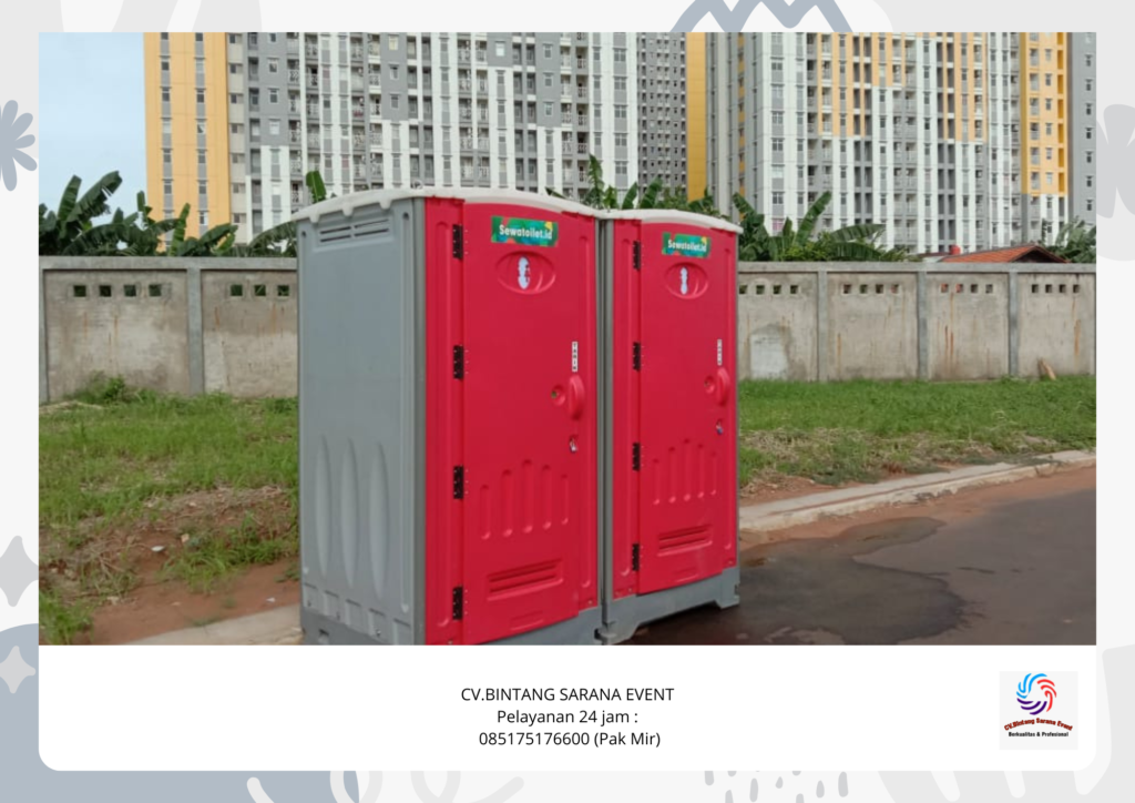 Sewa meja Toilet portable Kursi Dan Tenda Area bogor