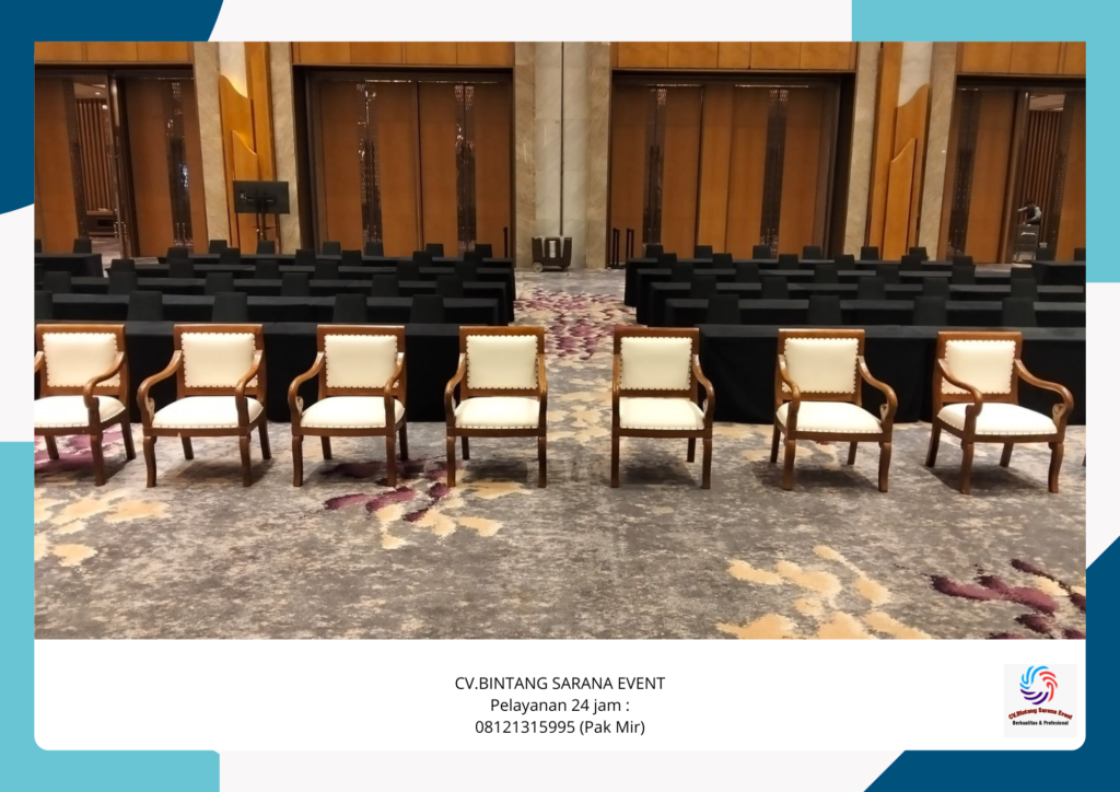 Jasa Sewa Kursi VIP Jokowi Area Jakarta