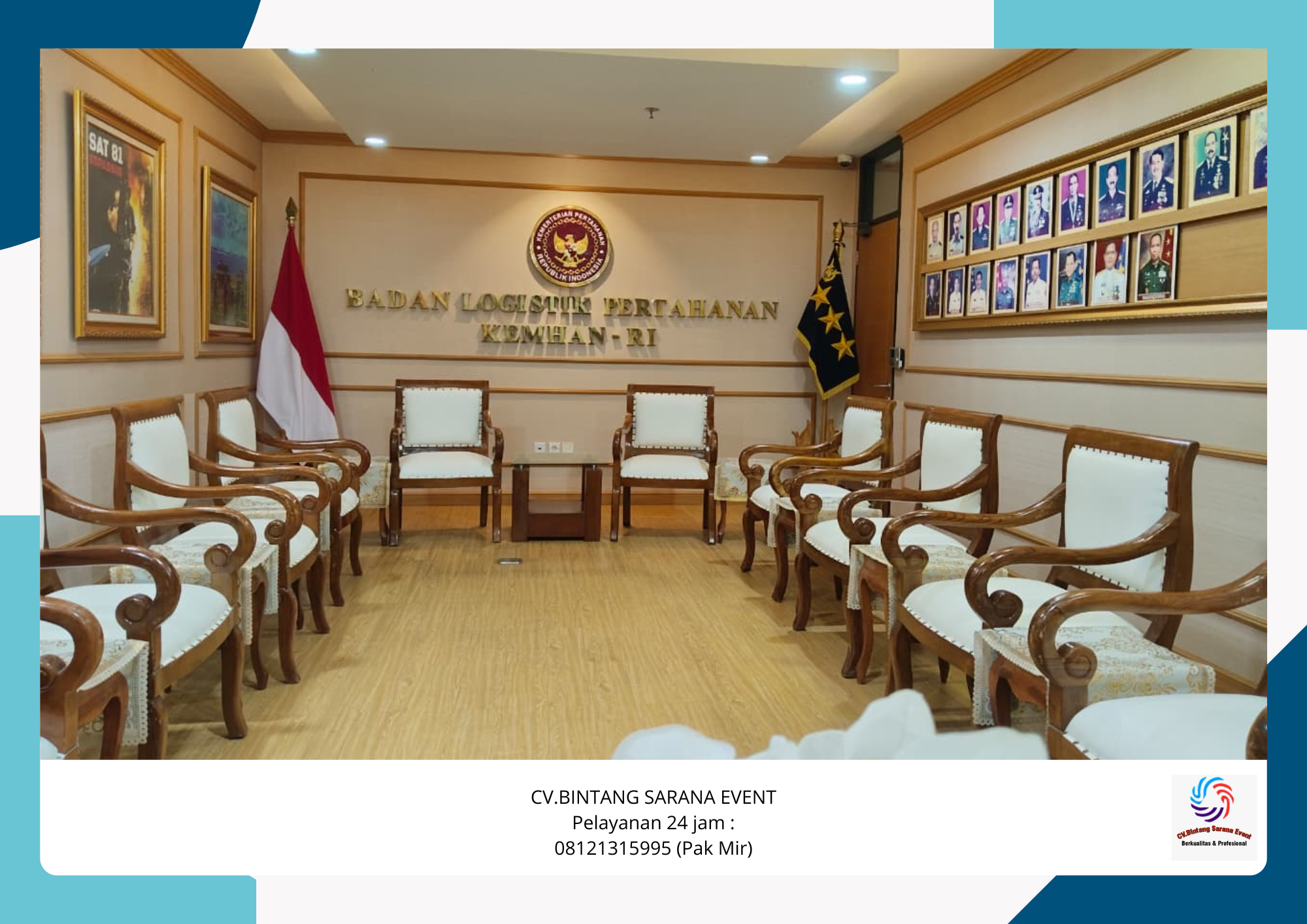 Jasa Sewa Kursi VIP Jokowi Area Jakarta