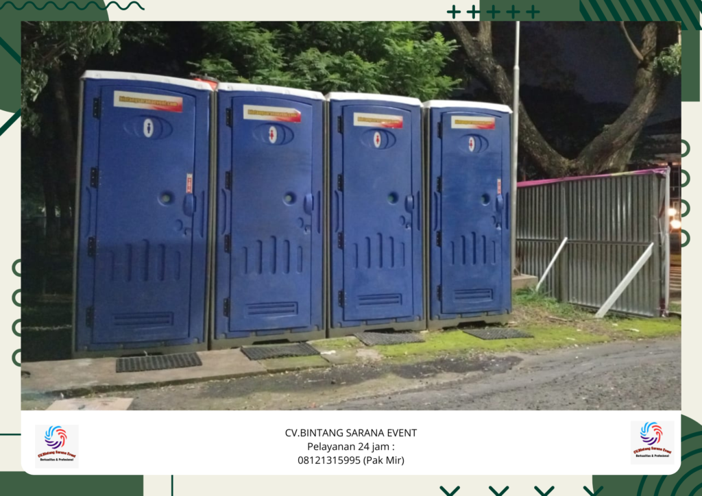 Jasa Sewa Toilet Portable Bermutu Siap Pakai Bekasi