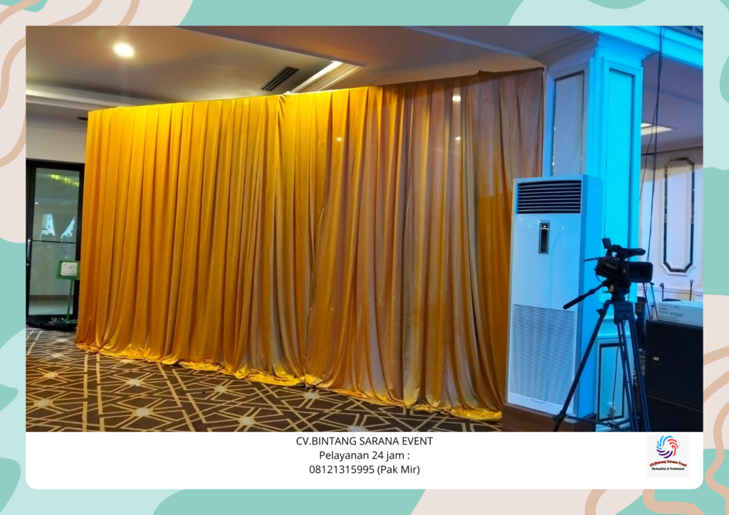Rental Tirai filamin toilet portable Dan Tenda kerucut Subang