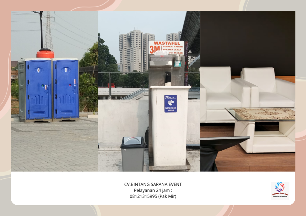 Sewa Sofa Toilet portable Dan Wastafel portable indramayu