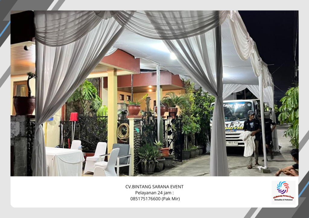 Sewa Tenda Plafon Misty Cool Dan Kursi Futura Pekayon Bekasi