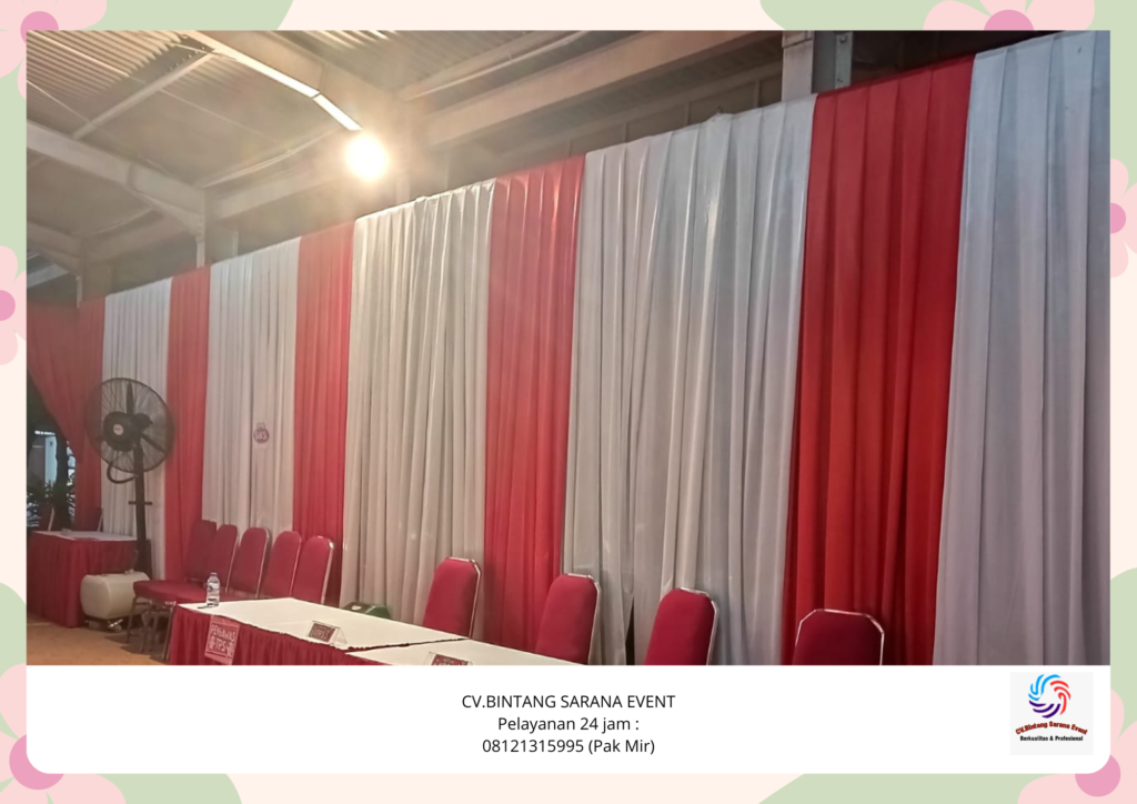 Sewa Tirai Filamin Dan sewa Toilet Portable Bogor