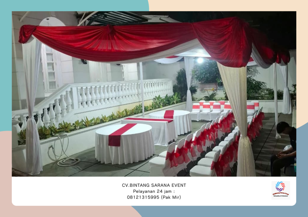 Sewa Toilet Portable Dan Sewa tenda Serut Merah putih lebak Bulus jakarta Selatan