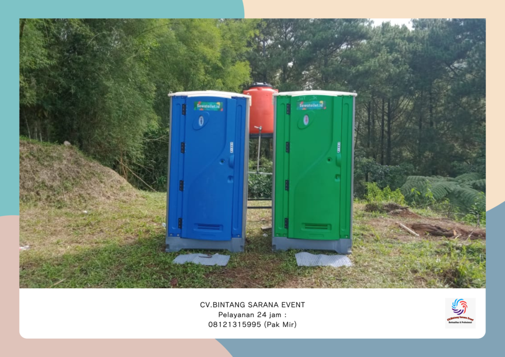 Sewa Toilet Portable Dan Sewa tenda Serut Merah putih lebak Bulus jakarta Selatan