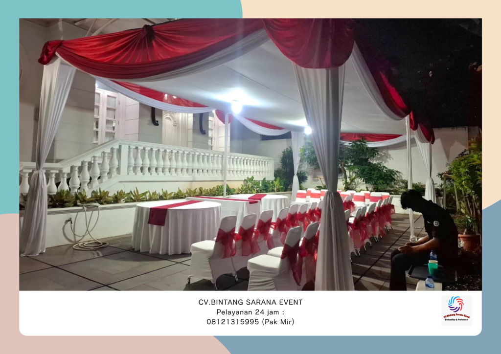 Sewa Toilet Portable Dan Sewa tenda Serut Merah putih lebak Bulus jakarta Selatan