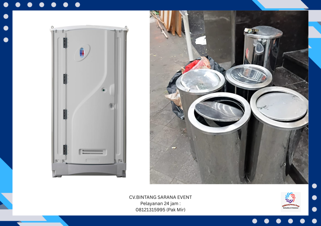 Sewa Tong atau Bak Sampah Dan Sewa Toilet Portable Depok