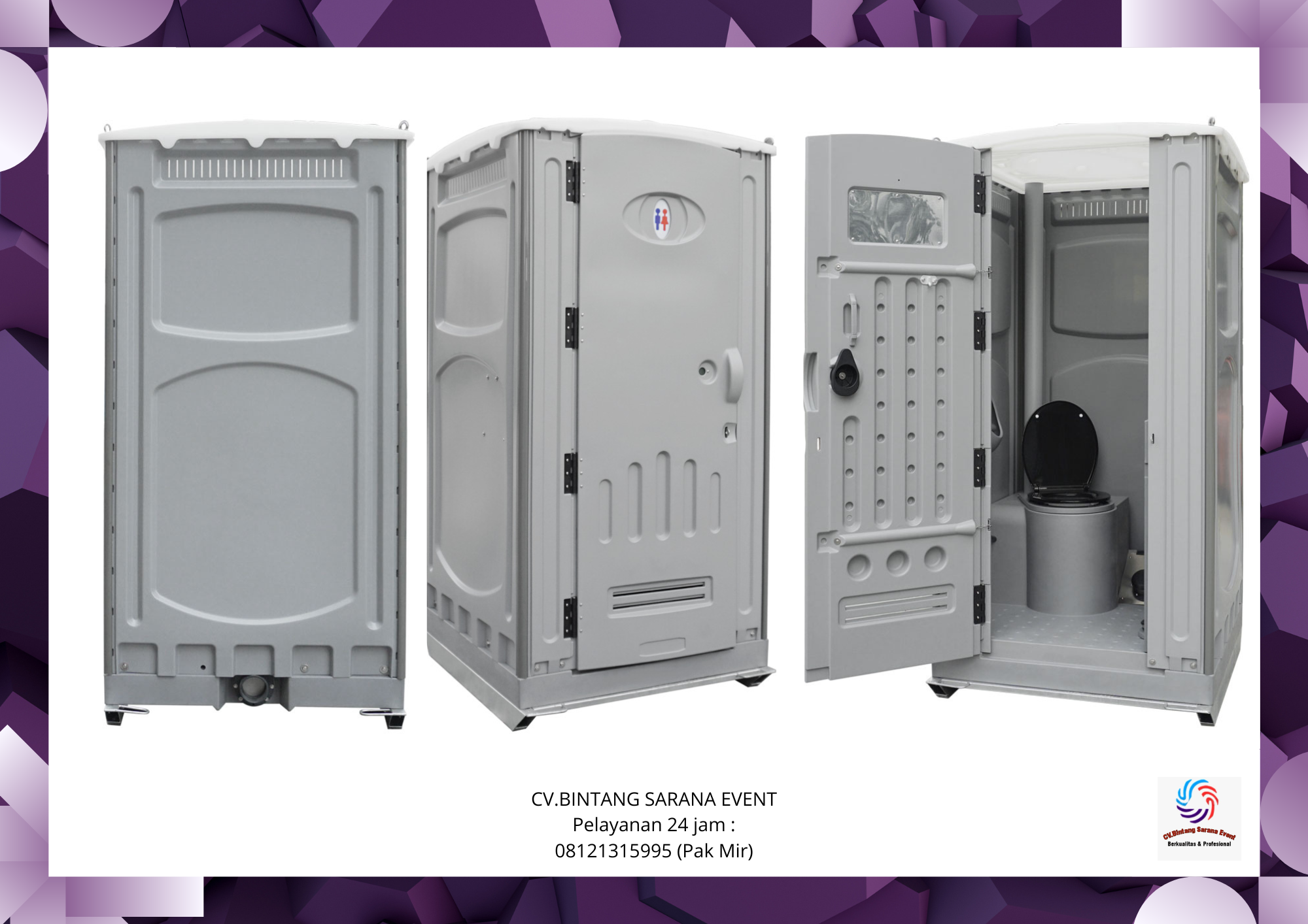 Jasa Sewa Toilet Portable Higienis Kokoh Area Cikarang
