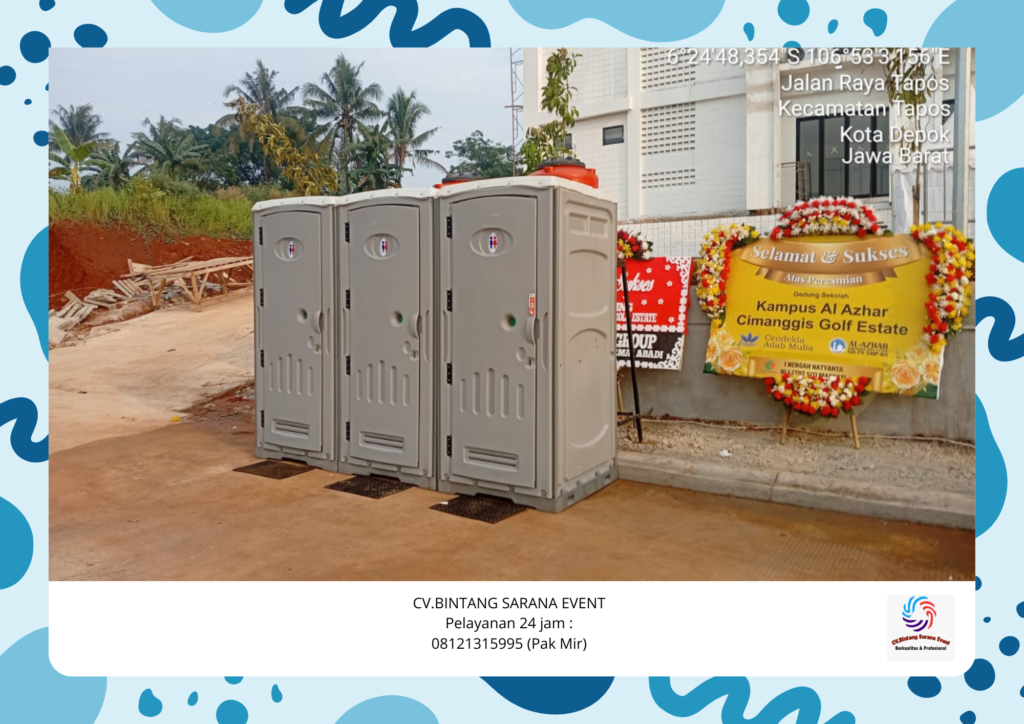 Jasa sewa Toilet Partisi dan Tenda roder Area Karawang