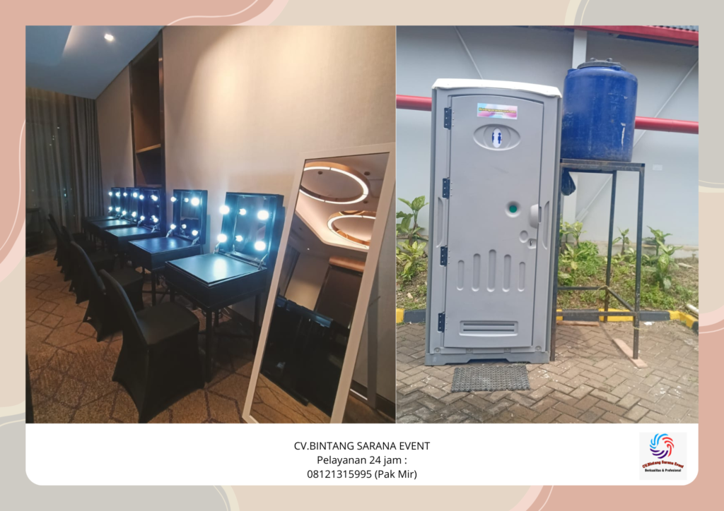 Rental Meja Rias Portable Dan Toilet Portable Vip Area Bogor