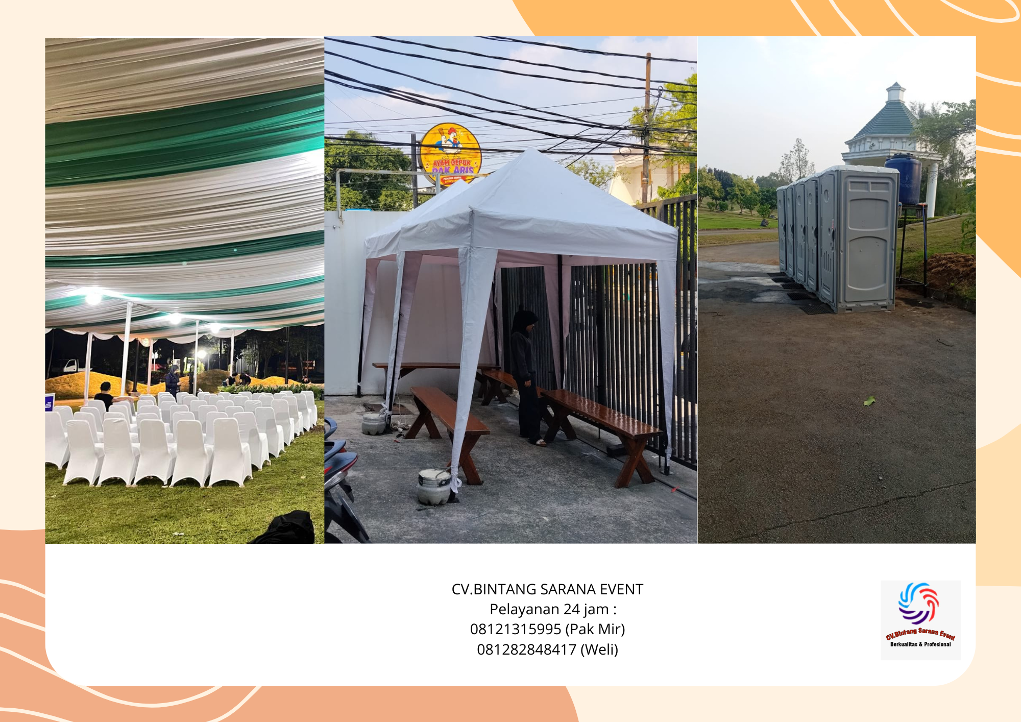 Rental Tenda Roder Tenda Bazar Dan Toilet Portable Karawang