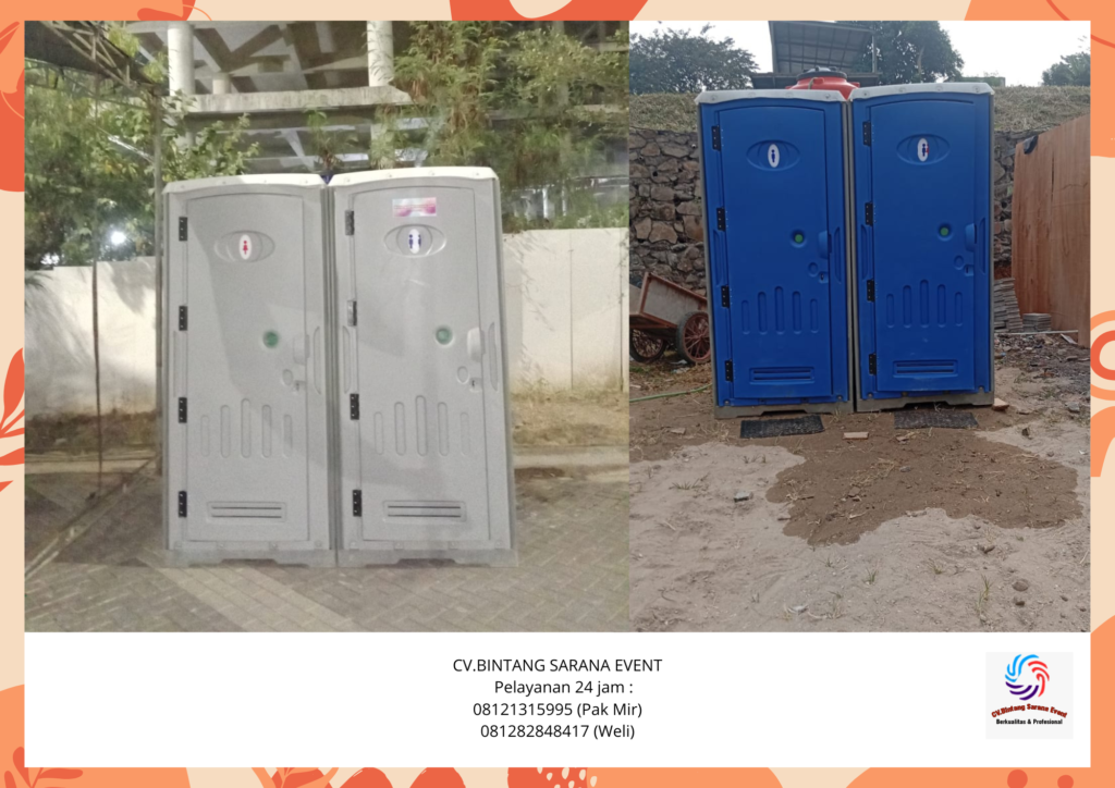 Rental Toilet Portable Meja Ibm Dan Kursi Event Area Bogor