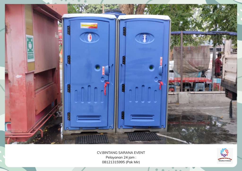 Rental Toilet Portable Tirai Lotto Dan Tirai Filamin Jakarta Selatan