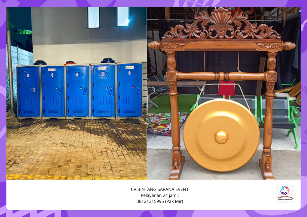 Sewa Gong Peresmian Dan Podium Sirine Dan Toilet Portable Depok