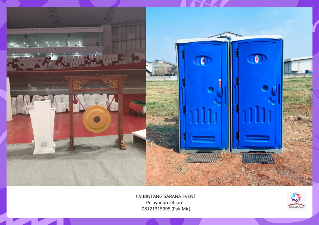 Sewa Gong Peresmian Dan Podium Sirine Dan Toilet Portable Depok