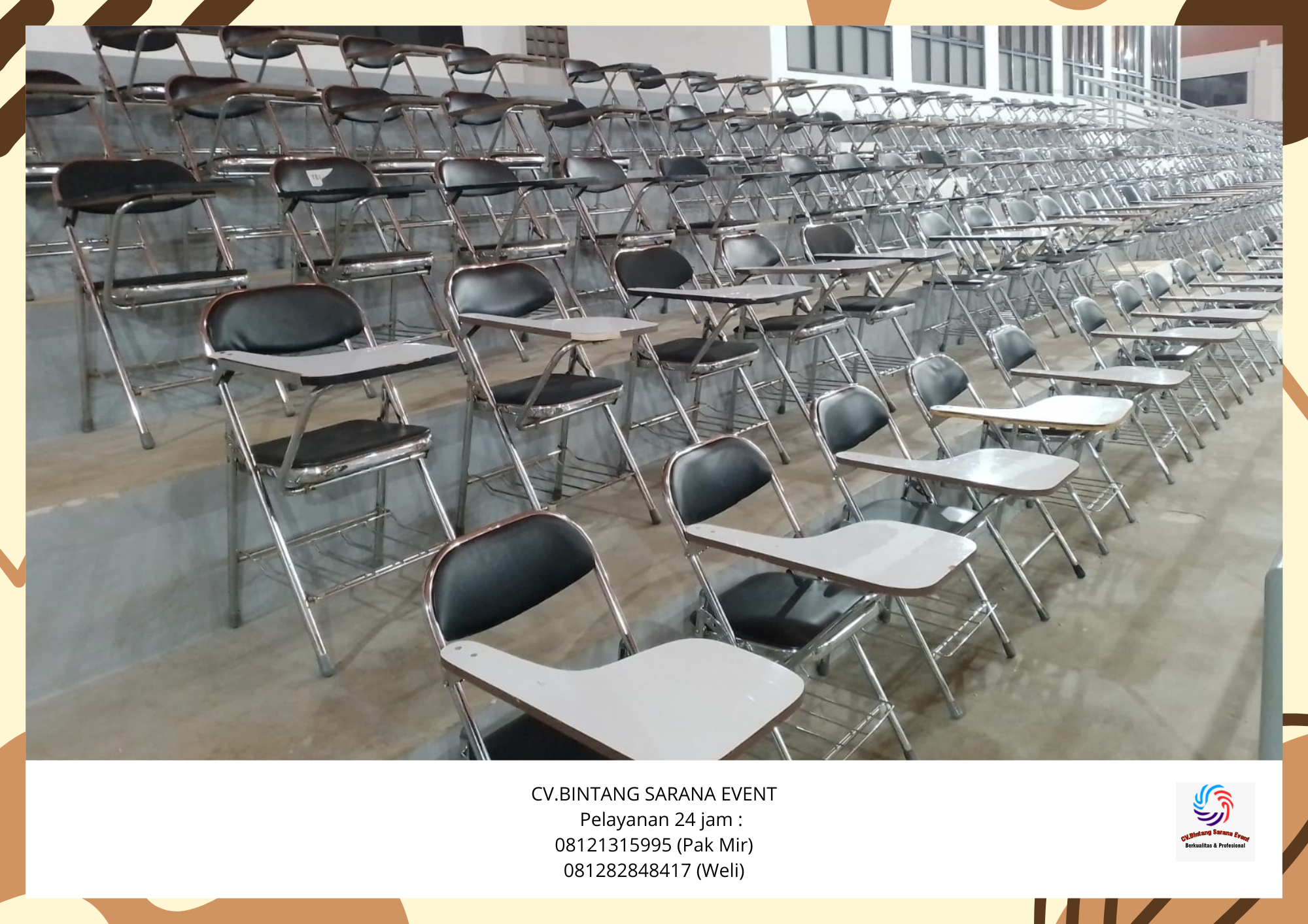 Sewa Kursi Kuliah Kokoh Siap Pakai Area Bekasi