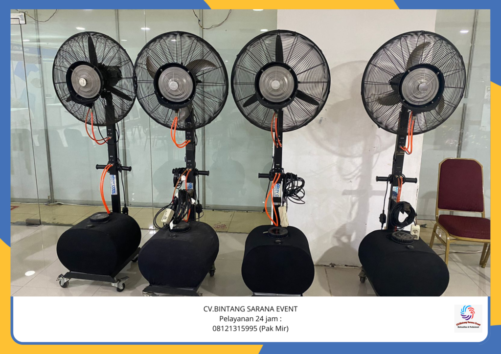 Sewa Misty Fan Dan Toilet Portable Murah Area Jakarta