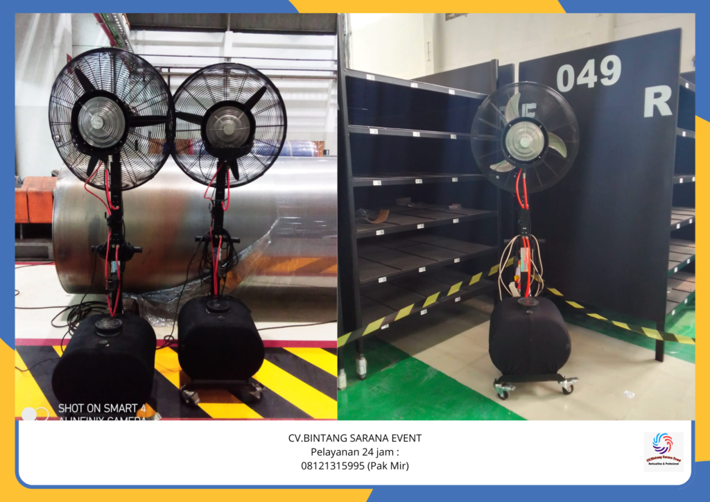 Sewa Misty Fan Dan Toilet Portable Murah Area Jakarta