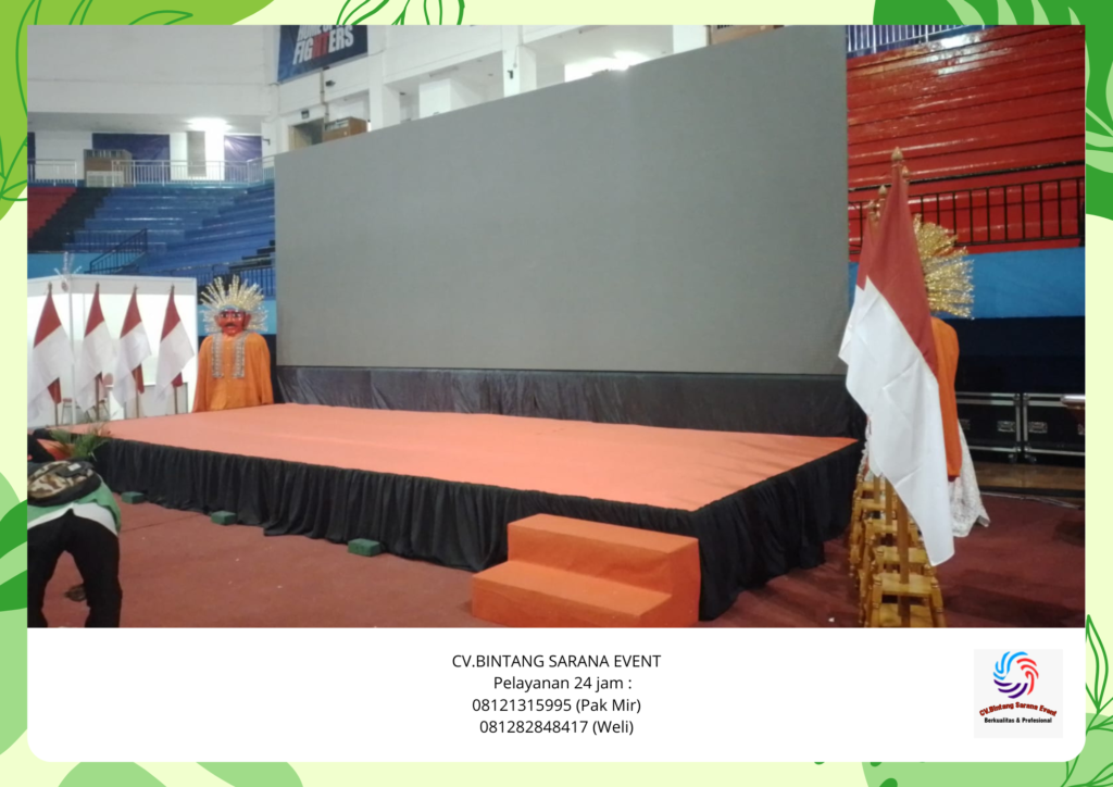 Sewa Panggung Backdrop Dan Toilet Portable Karawang Timur