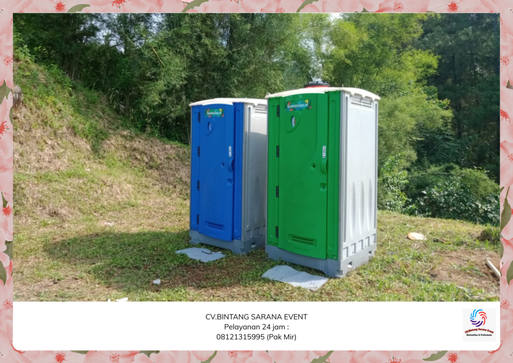 Sewa Tirai Hitam Dan sewa Toilet Portable Purwakarta