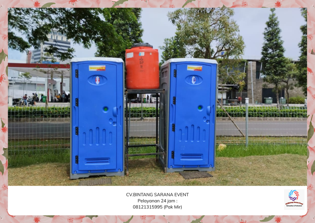 Sewa Tirai Hitam Dan sewa Toilet Portable Purwakarta