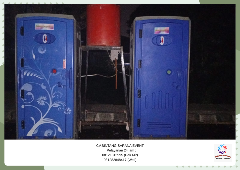 Sewa meja Kotak toilet portable Dan Sofa kotak Putih Area Depok