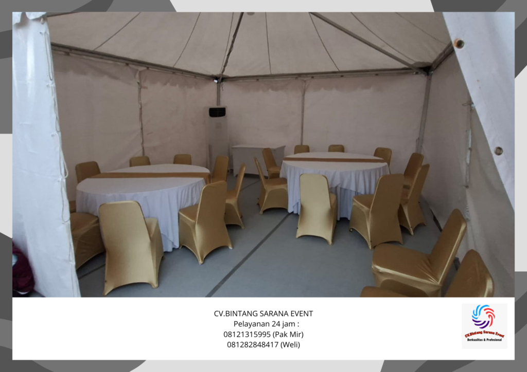 Sewa Meja Kursi Tenda Dan Toilet portable Jababeka bekasi