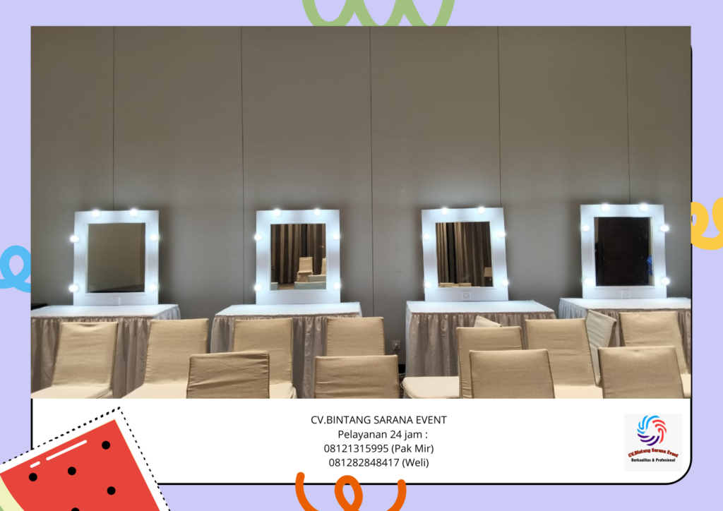 Rental Meja Rias Dan Toilet Portable Area Jakarta Selatan