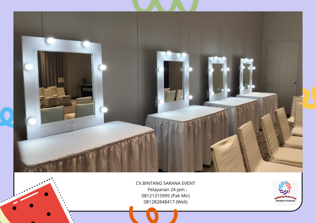 Rental Meja Rias Dan Toilet Portable Area Jakarta Selatan