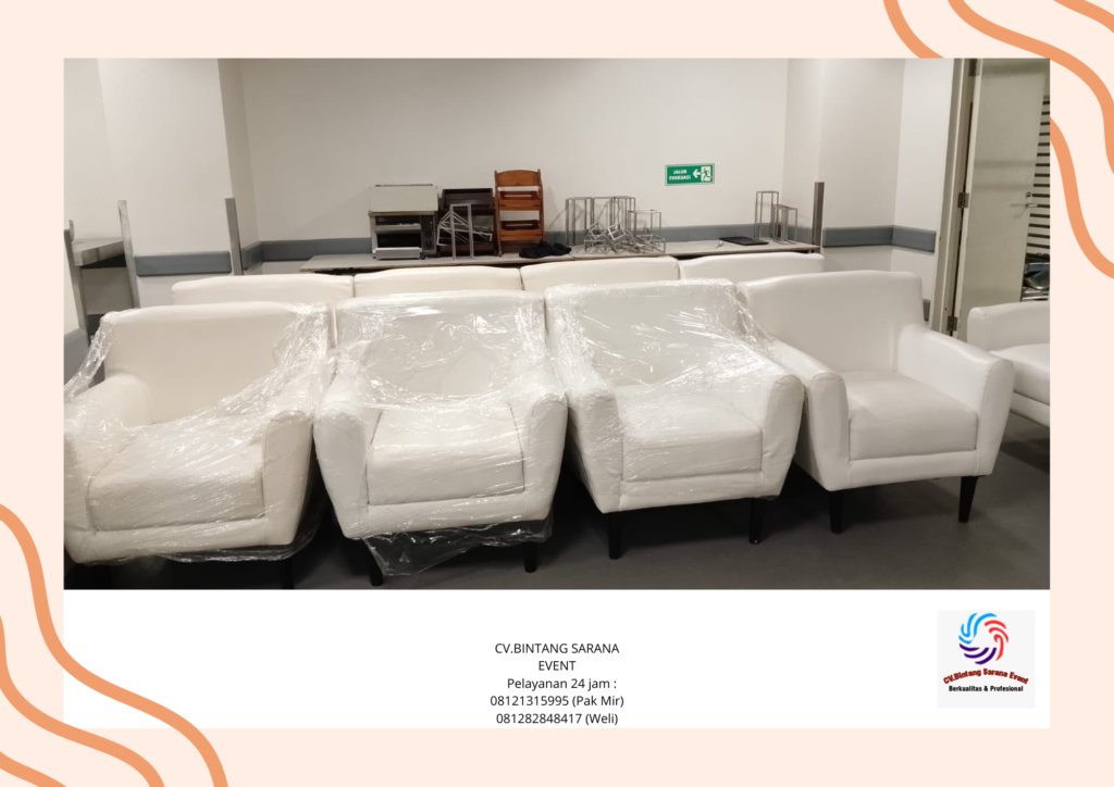 Sewa Sofa Scandinavia Putih Berkualitas Area Bekasi