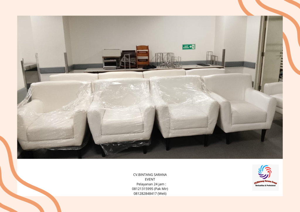 Sewa Sofa Scandinavia Putih Berkualitas Area Bekasi