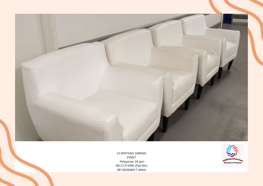 Sewa Sofa Scandinavia Putih Berkualitas Area Bekasi